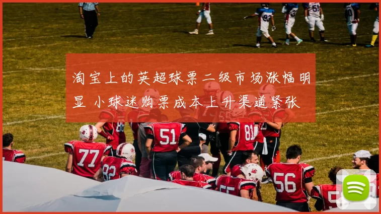 淘宝上的英超球票二级市场涨幅明显 小球迷购票成本上升渠道紧张